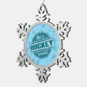 第1ホッケーグランドクリスマスツリー装飾 スノーフレークピューターオーナメント (右)