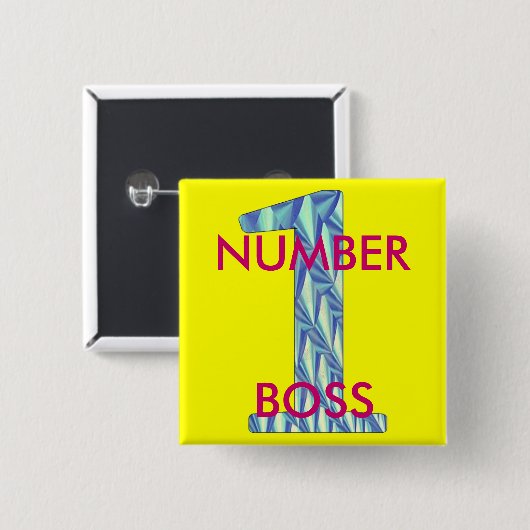 第1ボスPin 缶バッジ (正面&裏面)