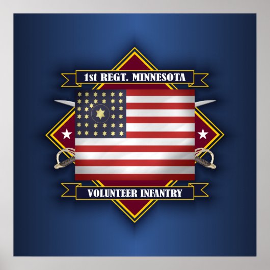 第1ミネソタ歩兵 ポスター (正面)