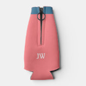 第1メイトいかりオアーズ航海のコーラルピンク |カスタム ボトルクーラー (裏面)