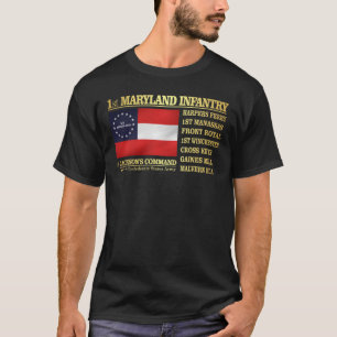 第1メリーランドの歩兵(BA2) Tシャツ