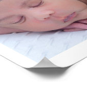 第1モダン誕生日フォトコラージュキープサケ ポスター (角)