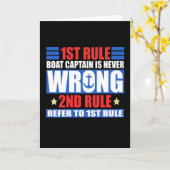 第1ルールボートのキャプテンは間違いない カード (黄色い花)