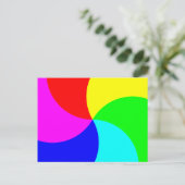 第1レインボースパイラル ポストカード (スタンド正面)