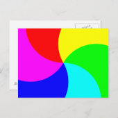 第1レインボースパイラル ポストカード (正面/裏面)