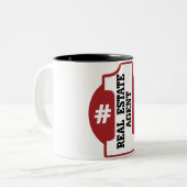 第1不動産業者 ツートーンマグカップ (正面左)