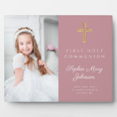 第1世モダン代女子ピンクの写真 フォトプラーク (正面)