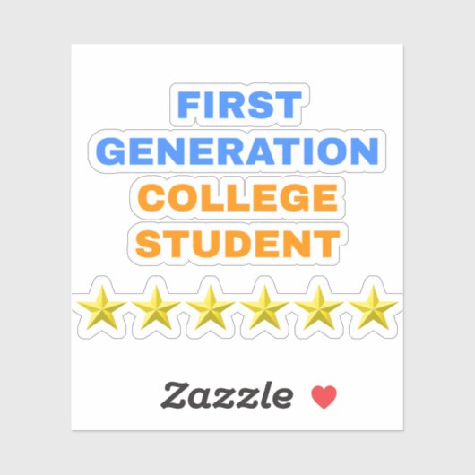 第1世代の大学生 – 誇りを持った シール (シート)