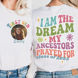 第1世代レトロパーソナライズされた卒業贈与 トライブレンドTシャツ