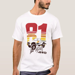 第1世代1981トヨタ4WDトラックTシャツ Tシャツ