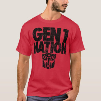 第1世代NATIONオートボット Tシャツ