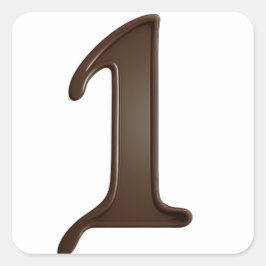 第1位チョコレートシール スクエアシール