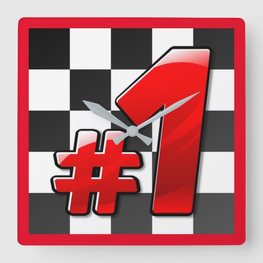 第1位 スクエア壁時計 (正面)