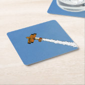 第1便コアシュテルカ スクエアペーパーコースター (アングル)