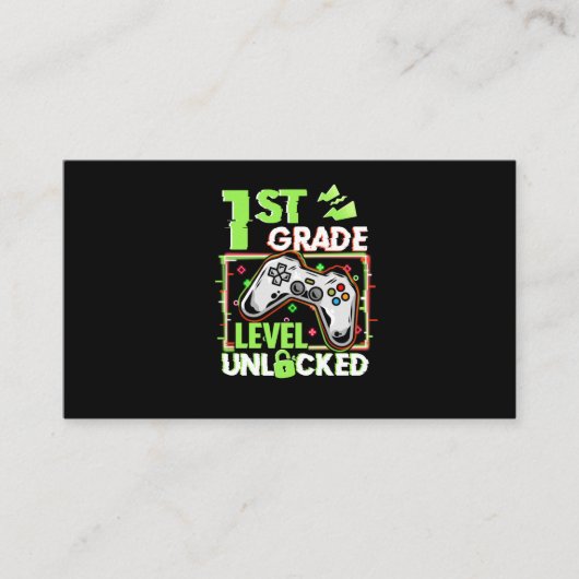 第1勾配レベルのロック解除 名刺 (正面)