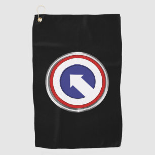 第1協力隊サポートコマンドカスタムパッチ ゴルフタオル