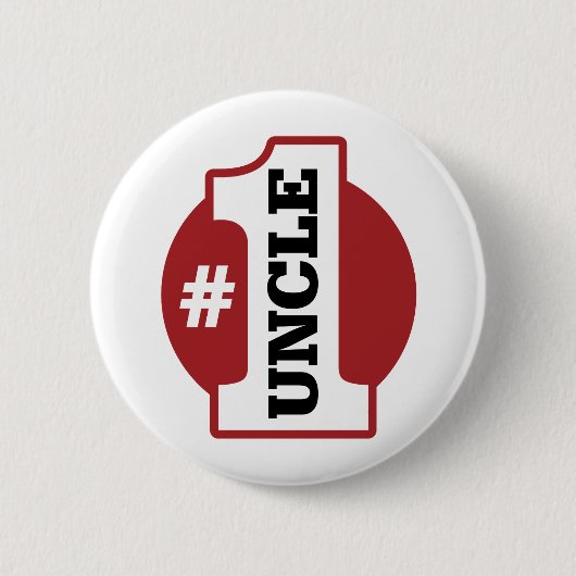 第1叔父さん 缶バッジ (正面)