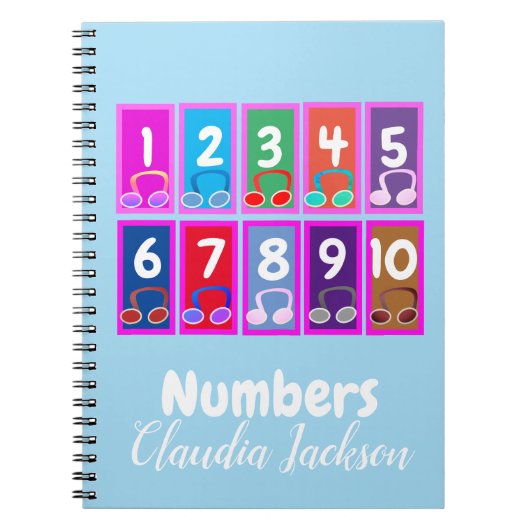 第1号から第10号までの初期数学ノート ノートブック (正面)