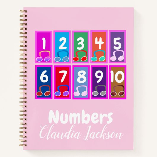 第1号から第10号までの初期数学ノート ノートブック (正面)