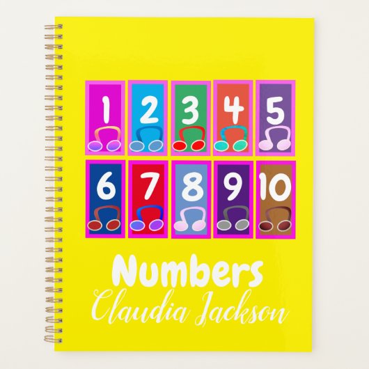 第1号から第10号早期数学先生プランナー プランナー手帳 (正面)