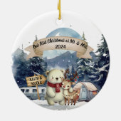 第1回かわいいクリスマス新婚キープサケオーナメント セラミックオーナメント (裏面)