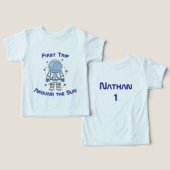 第1回のまわりに太陽誕生日宇宙飛行士 (デザイン正面&裏面)