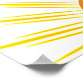 第1回のまわりに日第1回バースデーウェルカム ポスター (角)