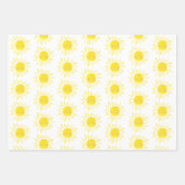 第1回のまわりに日誕生日会ギフトラップ ラッピングペーパーシート (正面)