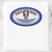 第1回アバドマスターアビエーター 楕円形シール (バッグ)