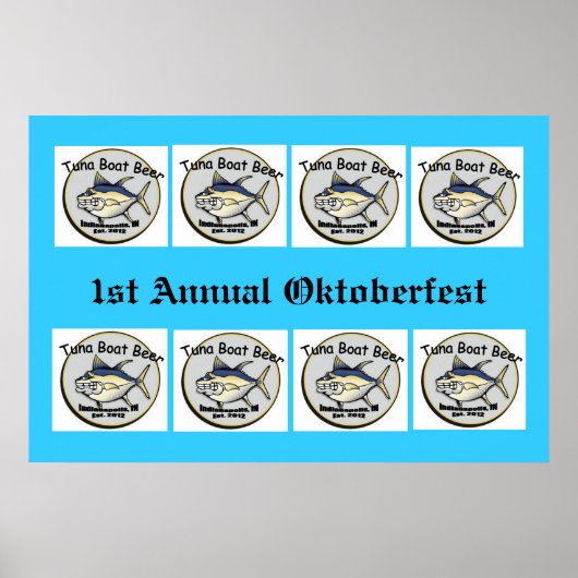 第1回オクトーバーフェストポスター ポスター (正面)