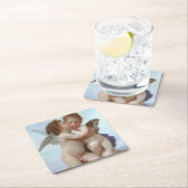 第1回キス、アモールとサイチェ、ブーゲロー スクエアペーパーコースター (インサイチュ)