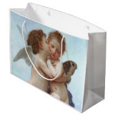 第1回キス、アモールとサイチェ、ブーゲロー ラージペーパーバッグ (裏面アングル)