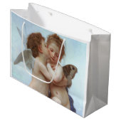 第1回キス、アモールとサイチェ、ブーゲロー ラージペーパーバッグ (正面アングル)