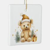 第1回クリスマスお洒落かわいいテディベアカスタマイズ セラミックオーナメント (右)