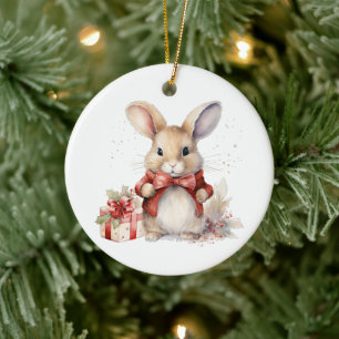 第1回クリスマスお洒落かわいいバカスタマイズニー セラミックオーナメント