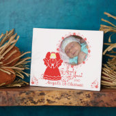 第1回クリスマスエンジェル写真賞 フォトプラーク (側面)