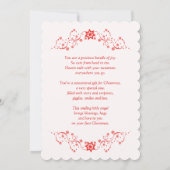 第1回クリスマスエンジェルforエスニックベビーガールカスタム シーズンカード (裏面)