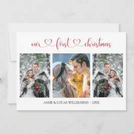 第1回クリスマスカップル写真フラットカード