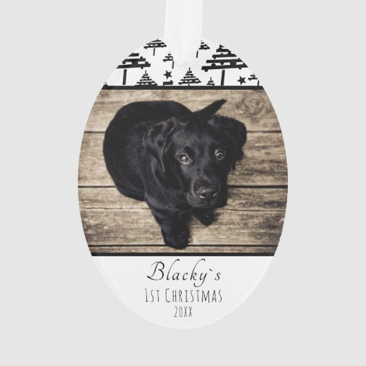 第1回クリスマスドッグフォトツリーペットキープサケ オーナメント (裏面)