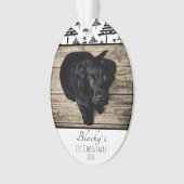 第1回クリスマスドッグフォトツリーペットキープサケ オーナメント (正面)
