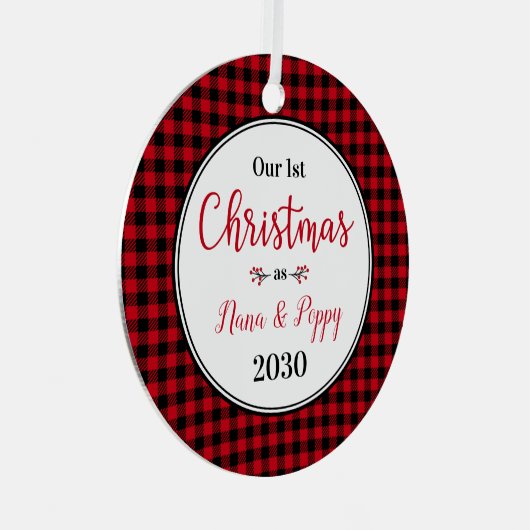 第1回クリスマスナポピー写真 メタルオーナメント (正面右)