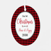 第1回クリスマスナポピー写真 メタルオーナメント (正面左)