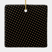 第1回クリスマスネオン結婚したレタリング写真 セラミックオーナメント (裏面)