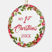 第1回クリスマスフォト セラミックオーナメント (左)