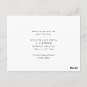 第1回クリスマスベビー生誕発表 ポストカード (裏面)