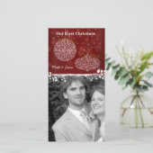 第1回クリスマスホワイトオーナメントフォトカード シーズンカード (スタンド正面)