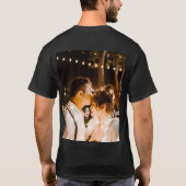 第1回クリスマスミセス・白黒金ゴールド Tシャツ (裏面)