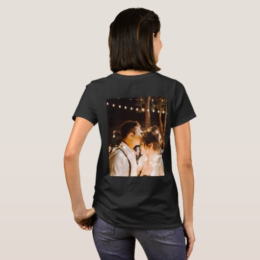 第1回クリスマスミセス・白黒金ゴールドT-Shir Tシャツ (裏面フル)