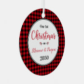 第1回クリスマスミートウポーパウ写真 メタルオーナメント (正面右)