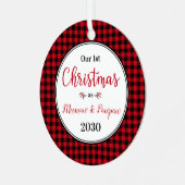 第1回クリスマスミートウポーパウ写真 メタルオーナメント (正面左)